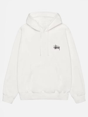 Stussy Basic White Hoodie