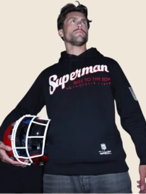 Superman NFL Force For Good Black Hoodie