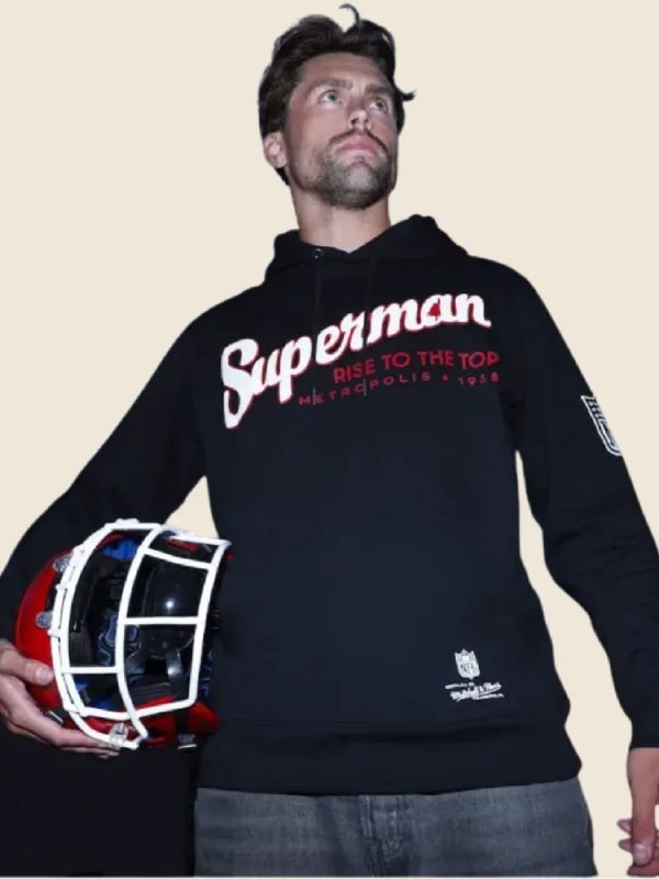 Superman NFL Force For Good Black Hoodie