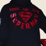 Superman NFL Force For Good Black Pullover Hoodie