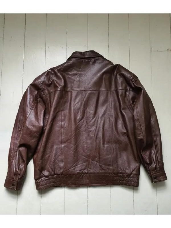 TV-Series Pushers Season 01 Brown Leather Jacket