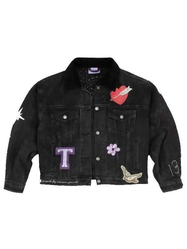 Taylor Swift Speak Now Black Denim Jacket