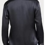 The Waterfront Belle Buckley Black Silk Blouse