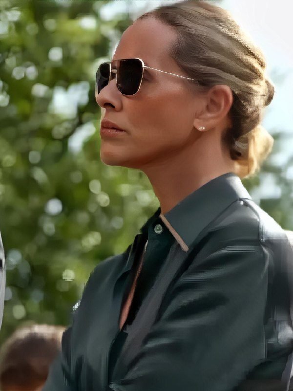 The Waterfront S01 Belle Buckley Black Silk Blouse