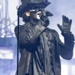 Tobias Forge Detroit MI 2025 Black Leather Jacket