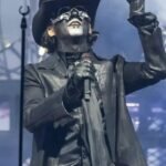 Tobias Forge Detroit MI 2025 Leather Black Jacket