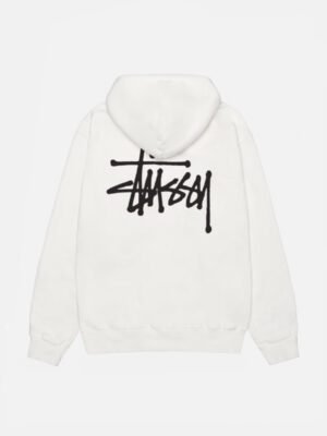 Stussy Basic White Hoodie