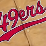 Unisex - San Francisco 49ers GOLF WANG Satin Bomber Jacket