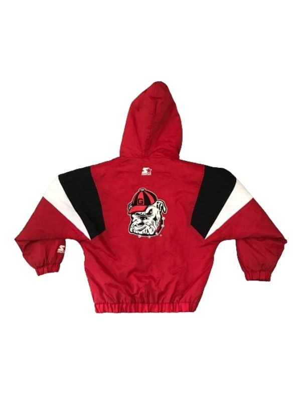 Vintage Starter NCAA Georgia Bulldogs Pullover Jacket