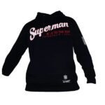 Warner-Bros Superman NFL Force For Good Black Pullover Hoodie