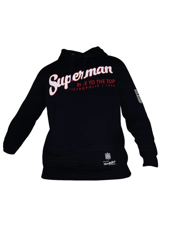 Warner-Bros Superman NFL Force For Good Black Pullover Hoodie