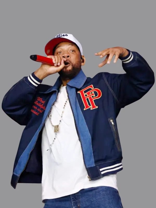 Will Smith Based on a True Story Tour Blue Bomber Jacket