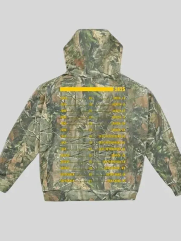 Zach Bryan Camo Pullover Hoodie