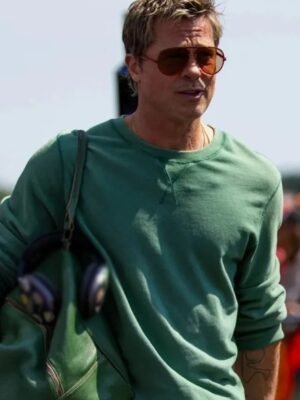 2025 Brad Pitt F1 Movie Green Sweatshirt