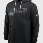 2025 Buffalo Bills Crucial Catch Black Hoodie