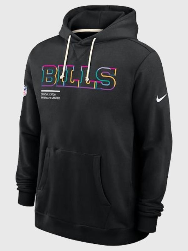 2025 Buffalo Bills Crucial Catch Black Hoodie