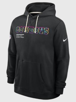 2025 Crucial Catch Dallas Cowboys Black Hoodie