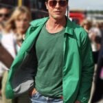2025 F1 Brad Pitt Green Cotton Jacket