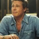 2025 F1 Movie Brad Pitt Western Denim Shirt Blue