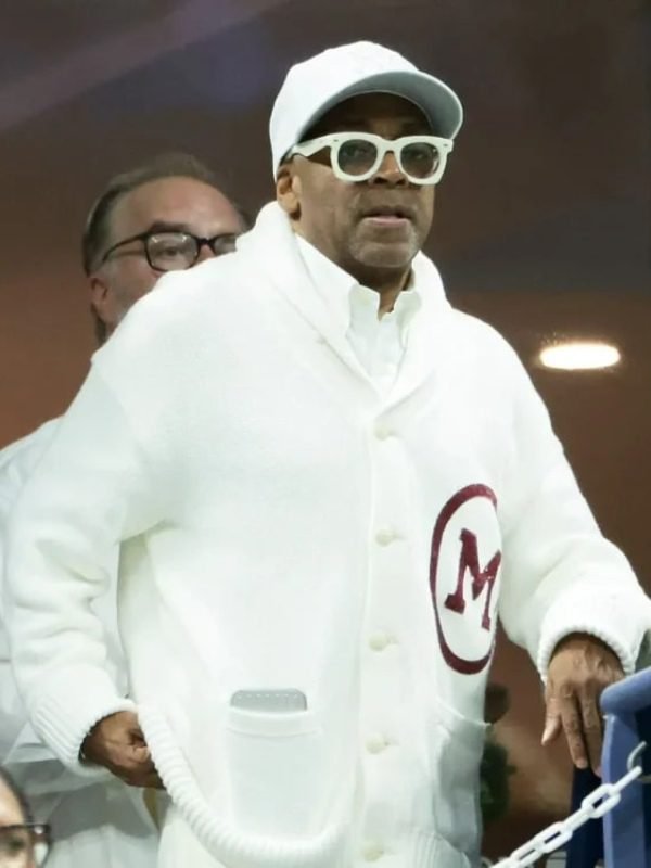 2025 US Open Championships Spike Lee White Cardigan