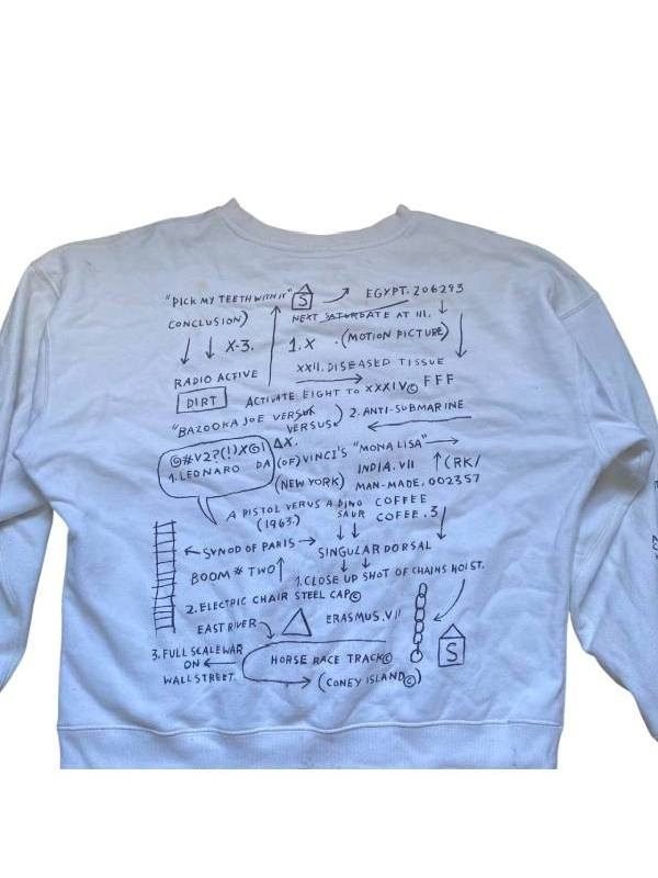 Access Hollywood 2025 Spike Lee White Printed Sweater