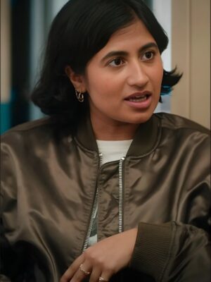 Adults 2025 Amita Rao Satin Bomber Jacket