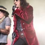 Alice Cooper Velvet Mid-Length Red Coat