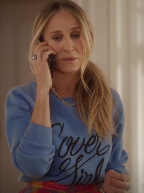 And Just Like That Carrie Bradshaw Cover Girl Sweatshirt Women