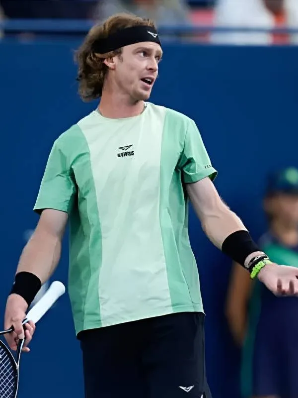 Andrey Rublev ATP Masters National Bank Open Green T-Shirt