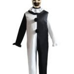 Art the Clown Terrifier 2 Halloween Costume Black and White
