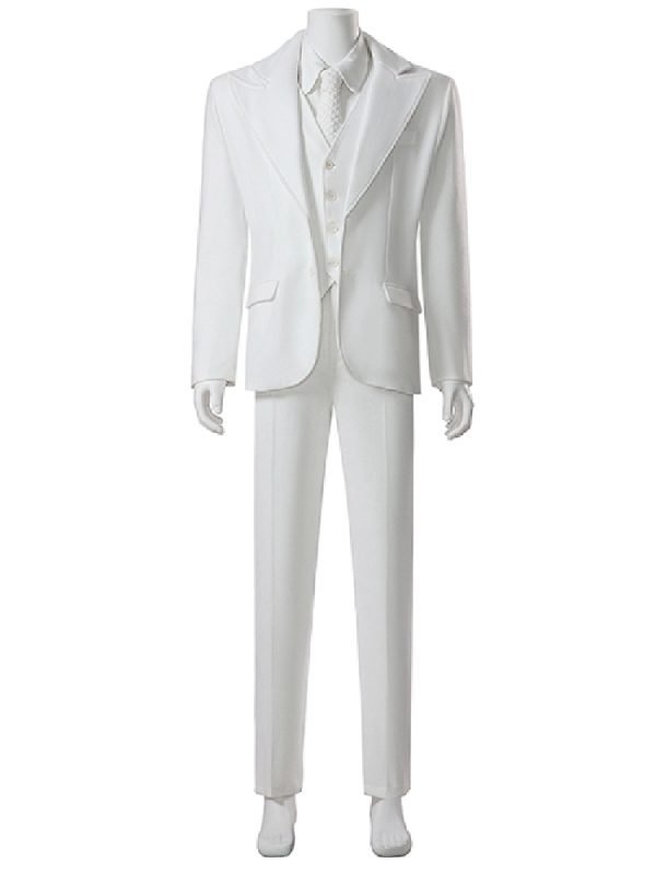 Arthur Fleck Joker 2 Folie a Deux 2024 Joaquin Phoenix Suit - White