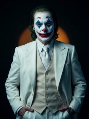 Arthur Fleck White Suit Inspired By Joaquin Phoenix in Joker_ Folie à Deux