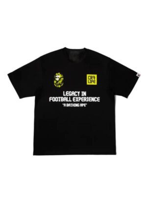 BAPE CR7 Life Legacy in Football Experience Black Jersey