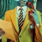 Beetlejuice Bob the Shrinker Head Suit Yellow
