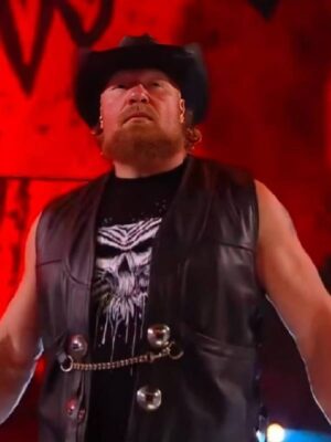 Brock Lesnar SummerSlam 2025 Black Vest