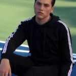 Brooks Marks Tracksuit Set in Black