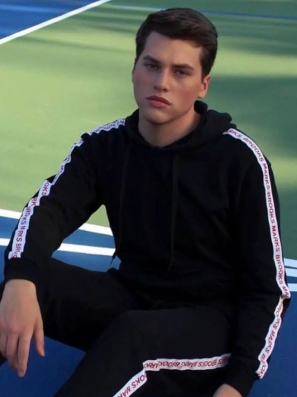 Brooks Marks Tracksuit Set in Black