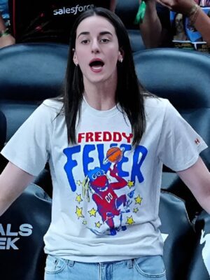 Caitlin Clark Freddy Fever White T-shirt