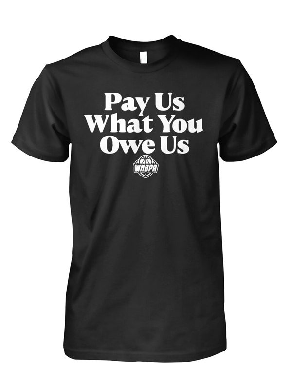 Caitlin Clark Pay Us What You Owe Us Black T-Shirt