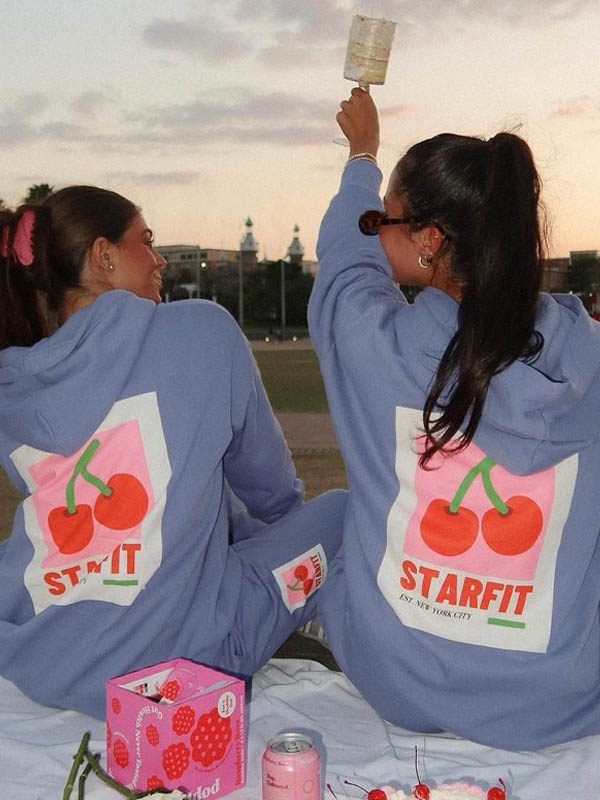 Cherry Bomb Blue Hoodie