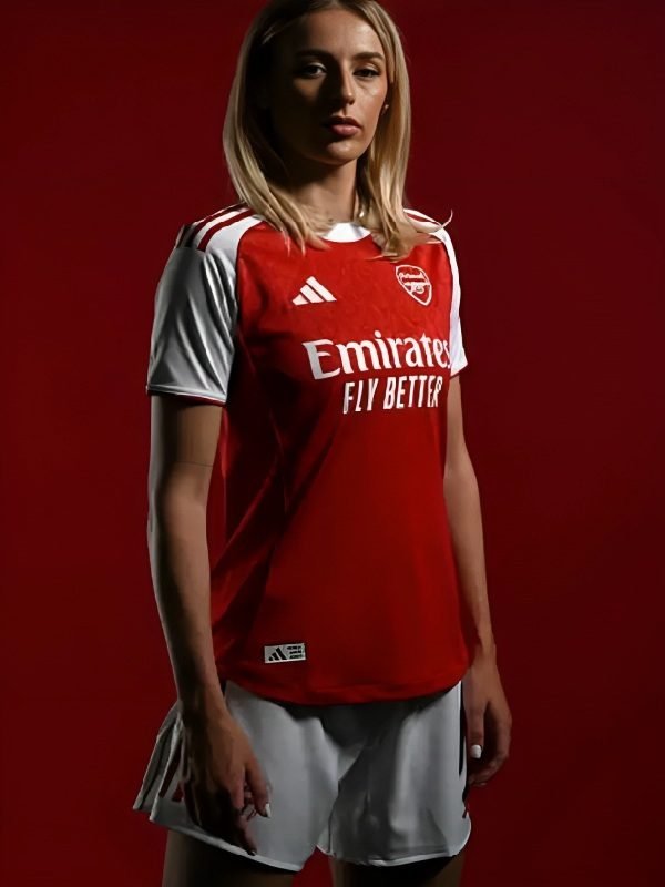 Chloe Kelly 2025 Arsenal FC Red and White Jersey