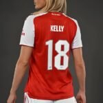 Chloe Kelly Arsenal FC Red and White Jersey