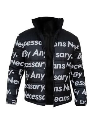 DBZ Goku Drip Puffer Jacket