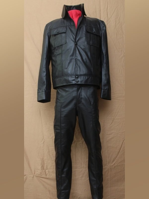 Elvis Presley Black Leather Suit