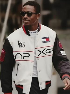 2025 F1 The Movie Damson Idris Racing Varsity Jacket