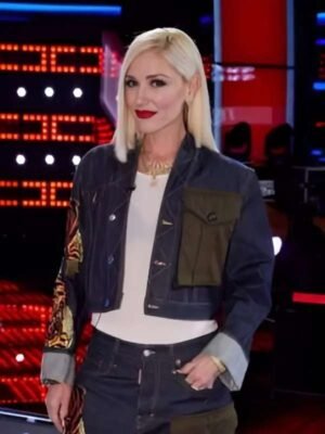Gwen Stefani The Voice S19 Patch Denim Jacket