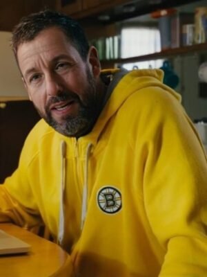 Happy Gilmore 2 Adam Sandler Boston Hoodie in Yellow