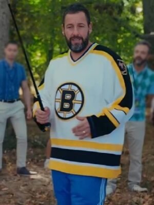 Happy Gilmore 2 Adam Sandler White Blank Boston Jersey