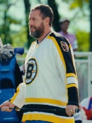 Happy Gilmore 2 Adam Sandler White Blank Boston Jersey