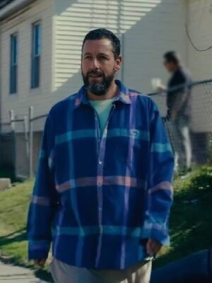 Happy Gilmore 2025 Adam Sandler Blue Plaid Shirt